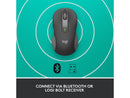 Logitech Signature M650 Mouse - Wireless - Bluetooth/Radio Frequency - Graphite