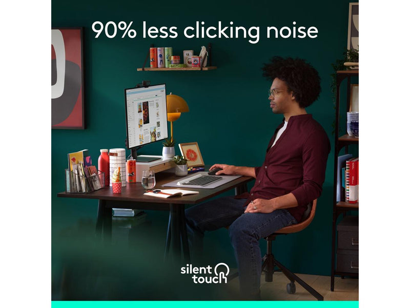 Logitech Signature M650 L Mouse - Optical - Wireless - Bluetooth/Radio Frequency