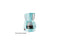 Brentwood Appliances TS-213BL 4-Cup Coffee Maker, Blue