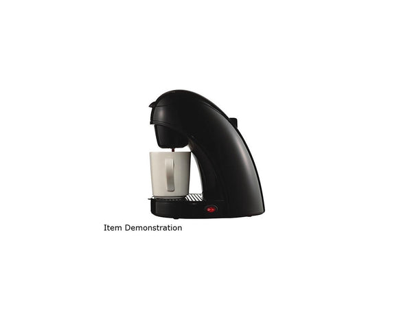 Brentwood Single Serve Coffee Maker with Mug, Black TS-112B