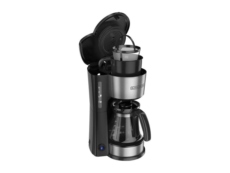 Black & Decker CM0755S 5 Cup Drip Coffee Maker, Stainless Steel