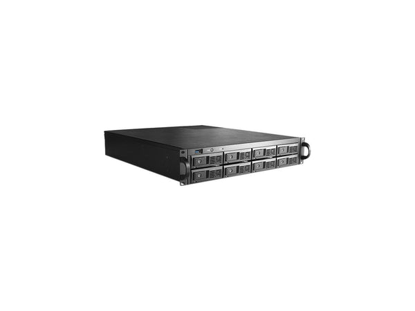 iStarUSA 2U 3.5" 8-Bay Trayless Storage Server Rackmount Chassis