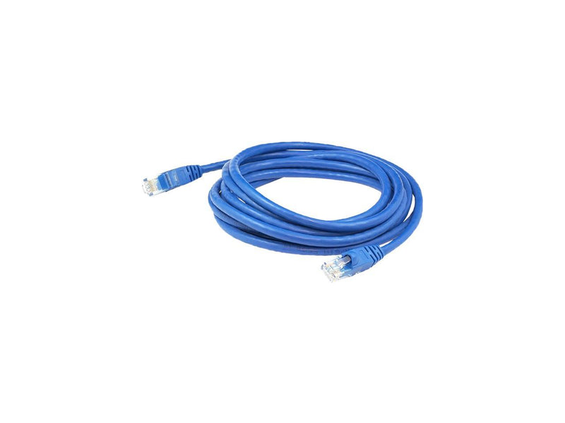 AddOn CAT6A UTP PVC Snagless Booted Copper Patch Cable, 50ft - Blue