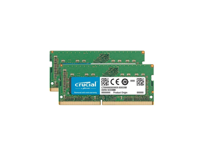 2-16GB DDR4-2666 SODIMM 1.2V CL19 DUAL RANKED NON ECC FOR MAC