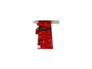 StarTech.com PEX2M2 2x M.2 SATA SSD Controller Card - PCIe - PCI Express M.2