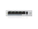 ZyXEL 5 Port Gigabit Ethernet Unmanaged POE+ Switch, 4 x PoE+ @ 60W, GS1005HP
