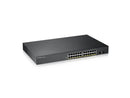 ZyXEL 24-Port Gigabit Smart Managed PoE Switch, 24 PoE+ Ports at 170W with 2 SFP
