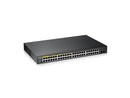 ZyXEL 48-port GbE Smart Managed PoE Switch with GbE Uplink | GS1900-48HPV2