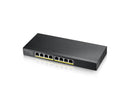 ZyXEL 8-Port Gigabit Smart Nebula Cloud Managed PoE Switch, 8 PoE+ Ports at 60W,