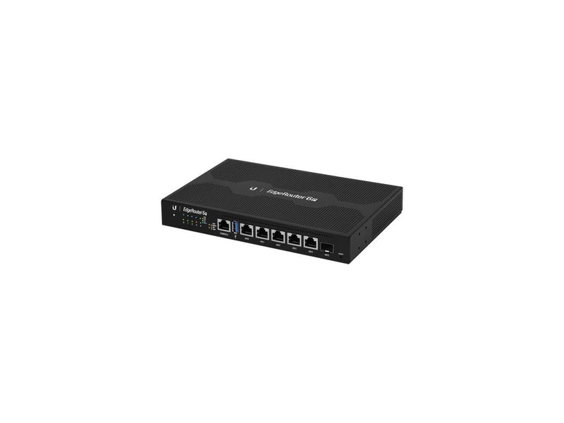 UBIQUITI ER-6P EdgeRouter 6P, 6-Port Gigabit Router with 1 SFP Port