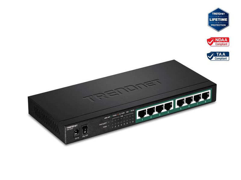 TRENDnet  TPE-TG83, 8-Port Gigabit PoE+ Switch