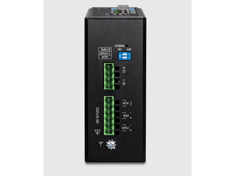 TRENDnet 10-Port Hardened Industrial Unmanaged Gigabit PoE ++ DIN-Rail Switch, 4