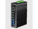TRENDnet 10-Port Hardened Industrial Unmanaged Gigabit PoE ++ DIN-Rail Switch, 4