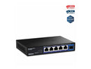TRENDnet 6-Port 2.5G Unmanaged Switch with 10G SFP+ Port, 5 Ports - 2.5 Gigabit