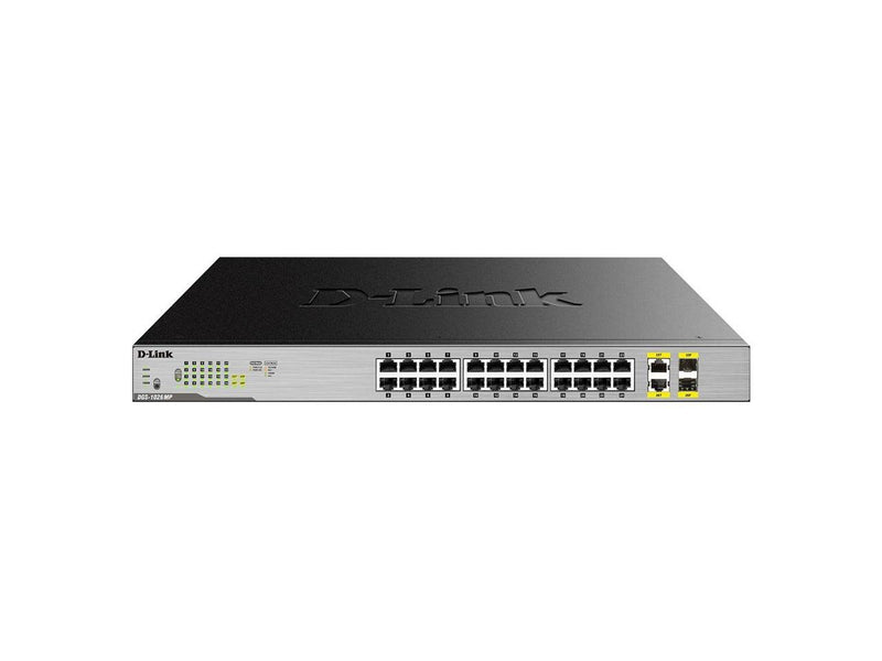 D-Link DGS 1026MP - Switch - unmanaged - 24 x 10/100/1000 (PoE) + 2 x combo