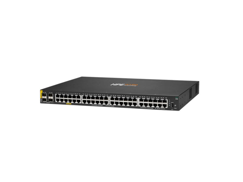 HPE Aruba Networking CX 6100, 48-port PoE Switch, 4 SFP+ ports 370W | JL675A