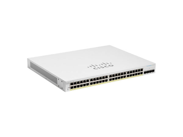 Cisco CBS220-48FP-4X Smart Switch | 48 Port GE | Full PoE | 4x10G SFP+ | 3-Year