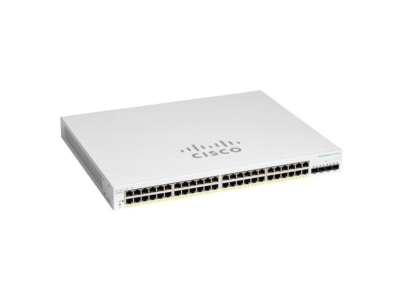 Cisco Business CBS220-48T-4G Smart Switch | 48 Port GE | 4x1G SFP | 3-Year