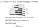 Cisco Business CBS350-8MP-2X Managed Switch | 8 Port 2.5GE | PoE | 2x10G Combo |