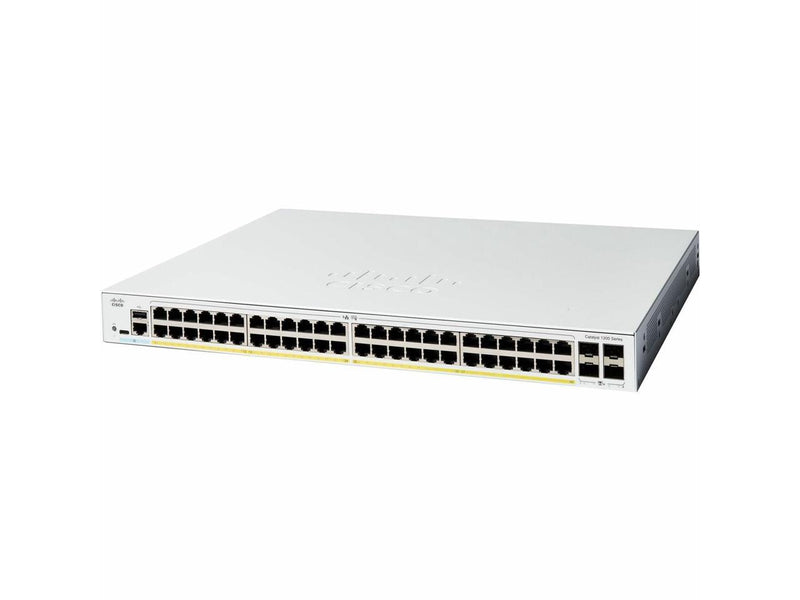 Cisco Catalyst C1200-48P-4X Ethernet Switch, 48 Ports - Manageable - 10 Gigabit