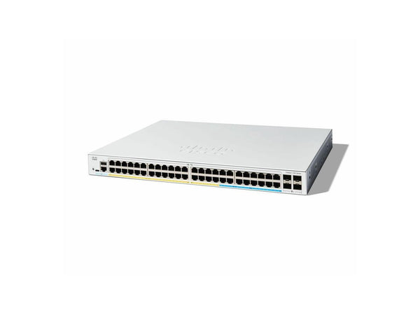Cisco Catalyst C1300-48P-4X Ethernet Switch, 48 Ports - Manageable - 10 Gigabit