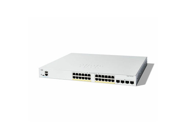Cisco Catalyst C1300-24FP-4G Ethernet Switch, 24 Ports - Manageable - Gigabit