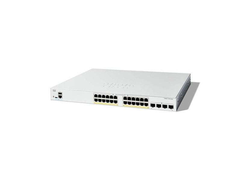Cisco Catalyst C1300-24FP-4G Ethernet Switch, 24 Ports - Manageable - Gigabit