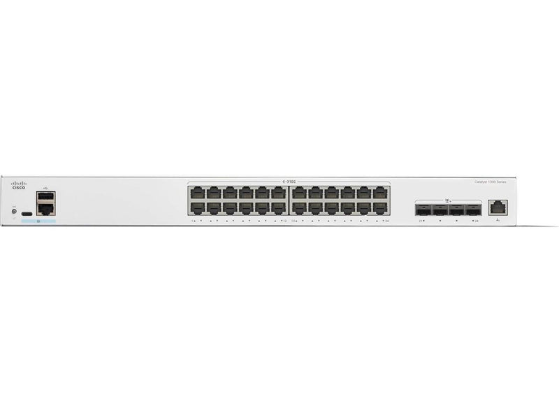 Cisco Catalyst 1300 C1300-24XT Layer 3 Switch, 20 Ports - Manageable - Gigabit