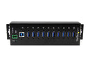 StarTech.com ST1030USBM 10 Port USB 3.0 Hub - Industrial - ESD and Surge