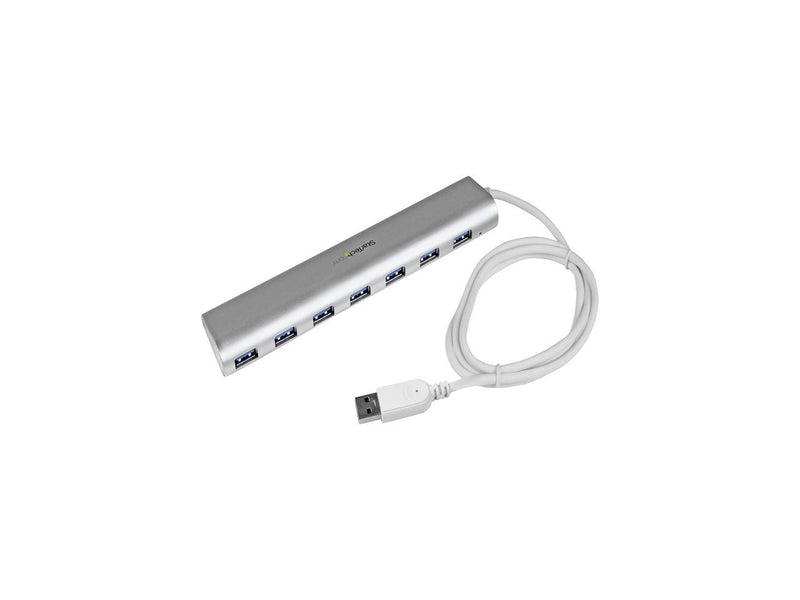 StarTech ST73007UA StarTech.com 7 Port Compact USB 3.0 Hub with Built-in Cable -