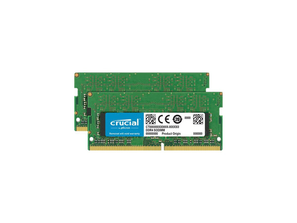 Crucial 32GB Kit (16GBx2) DDR4 2400 MT/s (PC4-19200) 260-Pin SODIMM Memory -