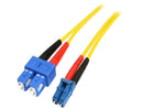 StarTech SMFIBLCSC10 StarTech.com 10m Single Mode Duplex Fiber Patch Cable LC-SC