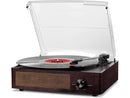 Vinyl Record Player Turntable with Built-in Bluetooth Receiver & 2 Stereo