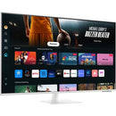 SAMSUNG M70D 43" 4K HDR SMART MONITOR - WHITE - Like New