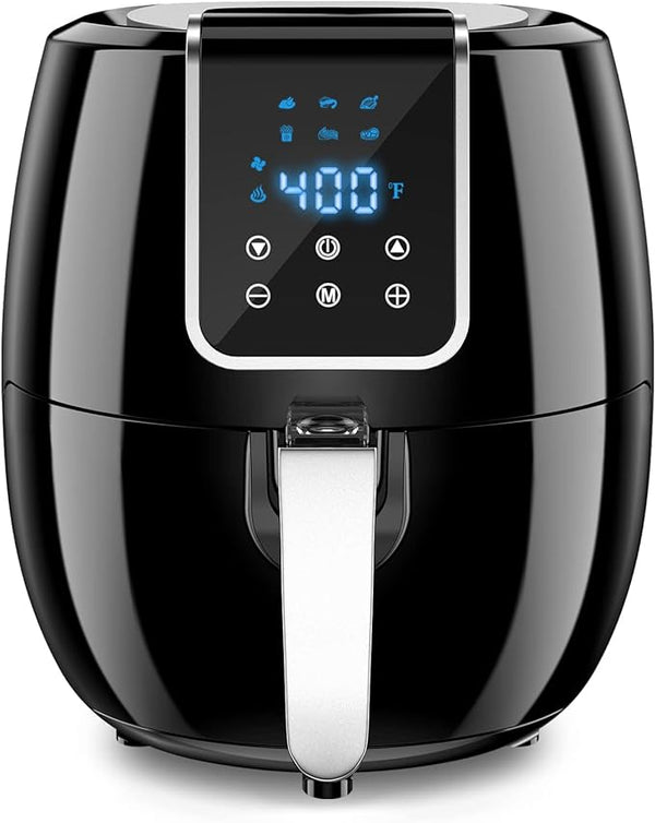 Iconites 6-in-1 Air Fryer 7Qt/6.5L Smart Electric Hot Airfryer AF1201K - BLACK Like New