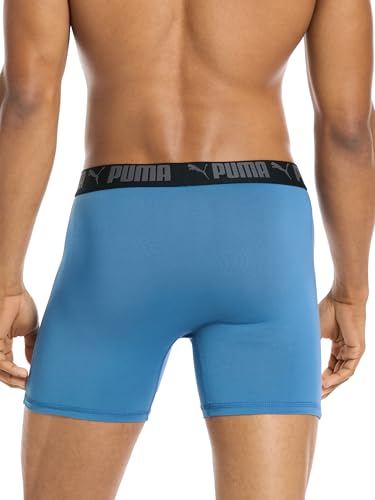 PCOREM151996 PUMA Men's 5 Pack Performance Boxer Briefs Black/Blue/Grey s - Brand New