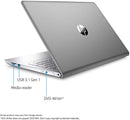 HP 15.6 HD TOUCH i5-7200U 12GB 1TB HDD W10 15-AU123CL Silver Like New