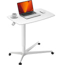 HUANUO 30" x 19" Mobile Standing Desk, Height Adjustable, B0855K113N - Black - Brand New