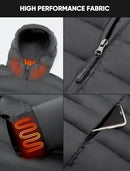 ORRNIKKO MENS HEATED JACKET - SIZE: MEN 2XL - GRAY - Like New