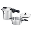 Fissler Vitaquick Premium Pressure Cooker Metals Lid 3.5L + 6L + 1 Glass Lid - Brand New
