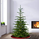 NATIONAL TREE COMPANY 'FEEL REAL' PRE-LIT ARTIFICIAL CHRISTMAS TREE - GREEN - Like New