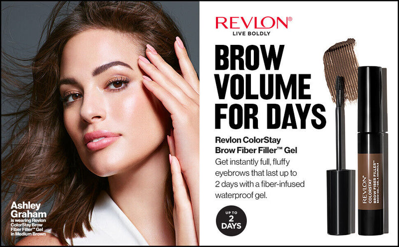 REVLON Colorstay Brow FIBER FILLER Eyebrow Eye Brow Gel - Choose Color New