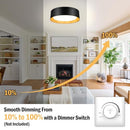 BrightHome Flush Mount Ceiling Light, 13in 2600LM, 25W, Ceiling Light Fixture - Like New