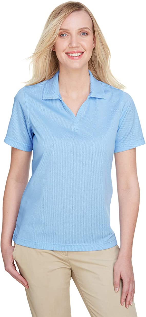 UC102W UltraClub Ladies' Cavalry Twill Performance Polo New