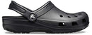 CROCS UNISEX-ADULT CLASSIC CLOG, SIZE: MEN 6 WOMEN 8 - BLACK - Brand New