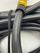 ATEROD EXPANDABLE GARDEN HOSE 100FT 10 NOZZLES SPRAYER - BLACK/BLUE - Like New