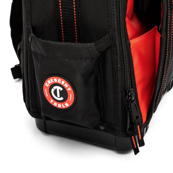 CRESCENT 14 IN. TRADESMAN TOOL BACKPACK - BLACK/ORANGE - Brand New
