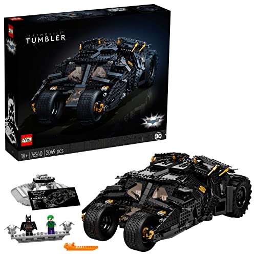 LEGO DC BATMAN BATMOBILE ICONIC CAR MODEL BUILDING SET FOR ADULTS - MULTICOLOR - Like New