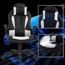 BestOffice White Ergonomic Office Gaming Chair with Lumbar Support - Like New