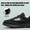 AIPAISTEPS MENS DIABETIC SHOES HOOK&LOOP STRAP WALKING - SIZE: MEN 7XW - BLACK - Like New